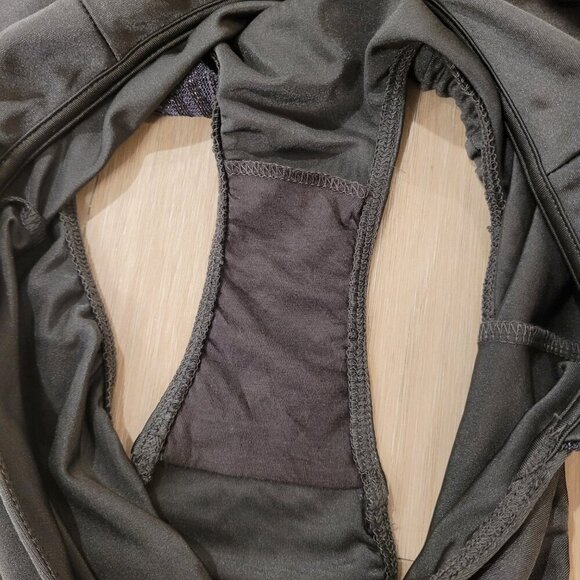 NWT URBAN OUTFITTERS | Out From Under Glitter Plunge Halter Bodysuit | Sz. M - Picture 8 of 9